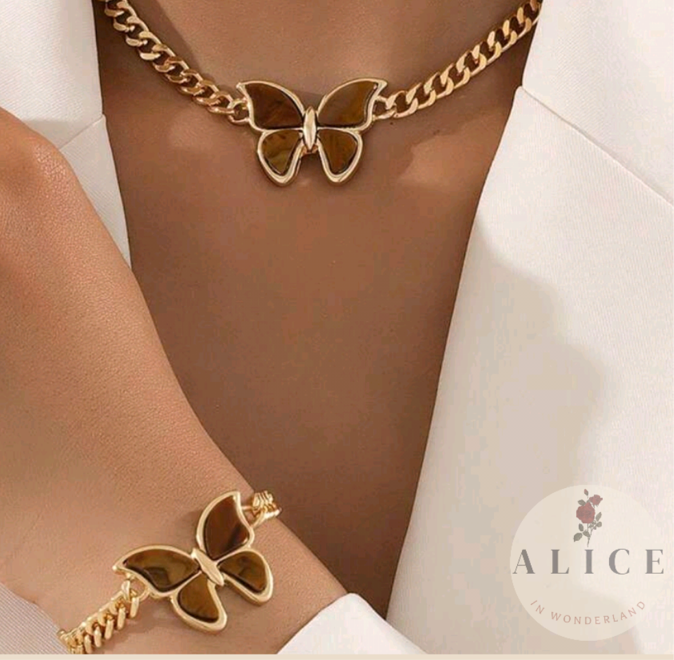 Butterfly brown set