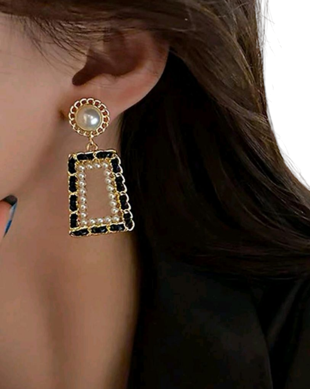 Lucy black earrings