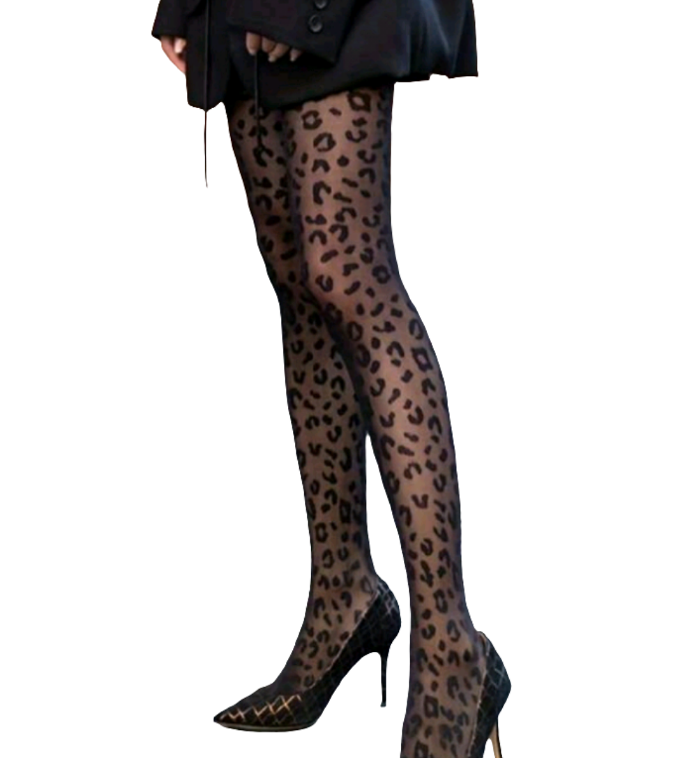 Leopard tights