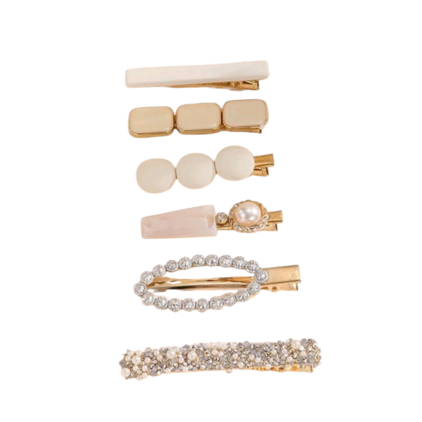 Jane hair clip - set of 6