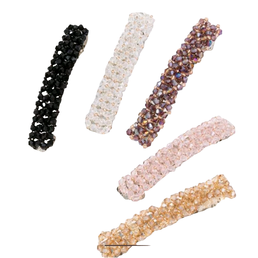 Crystal hair clip