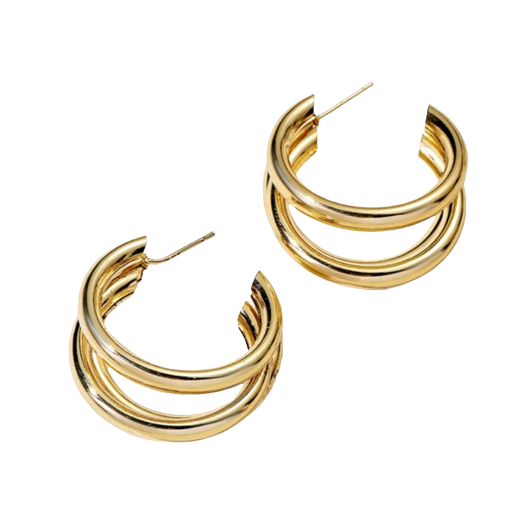 Lama hoop earrings