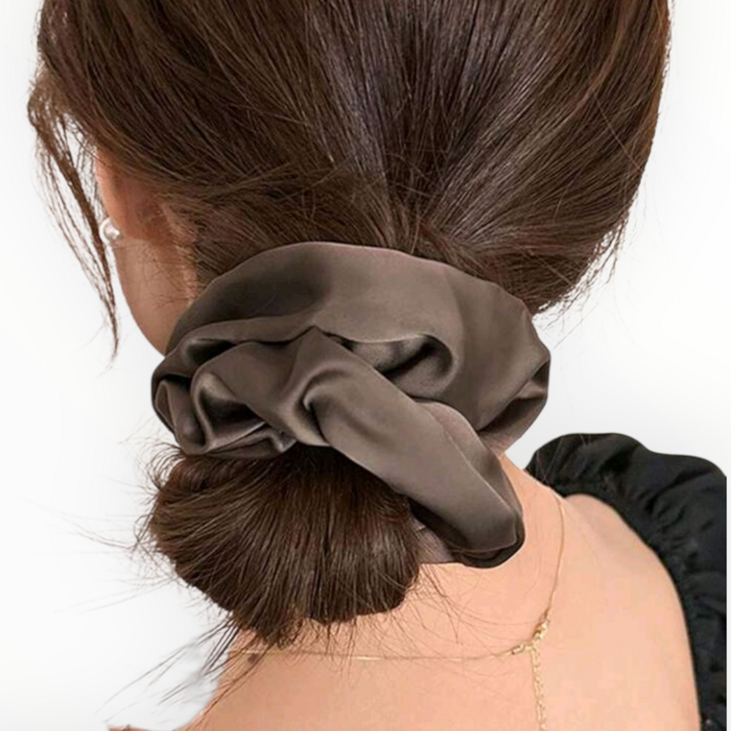 Mila Satin Hair Scrunchie