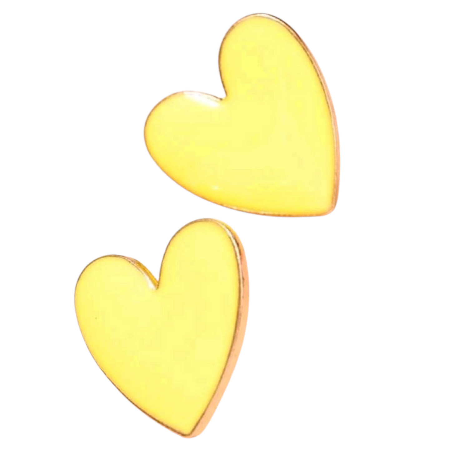 Sunny heart studs