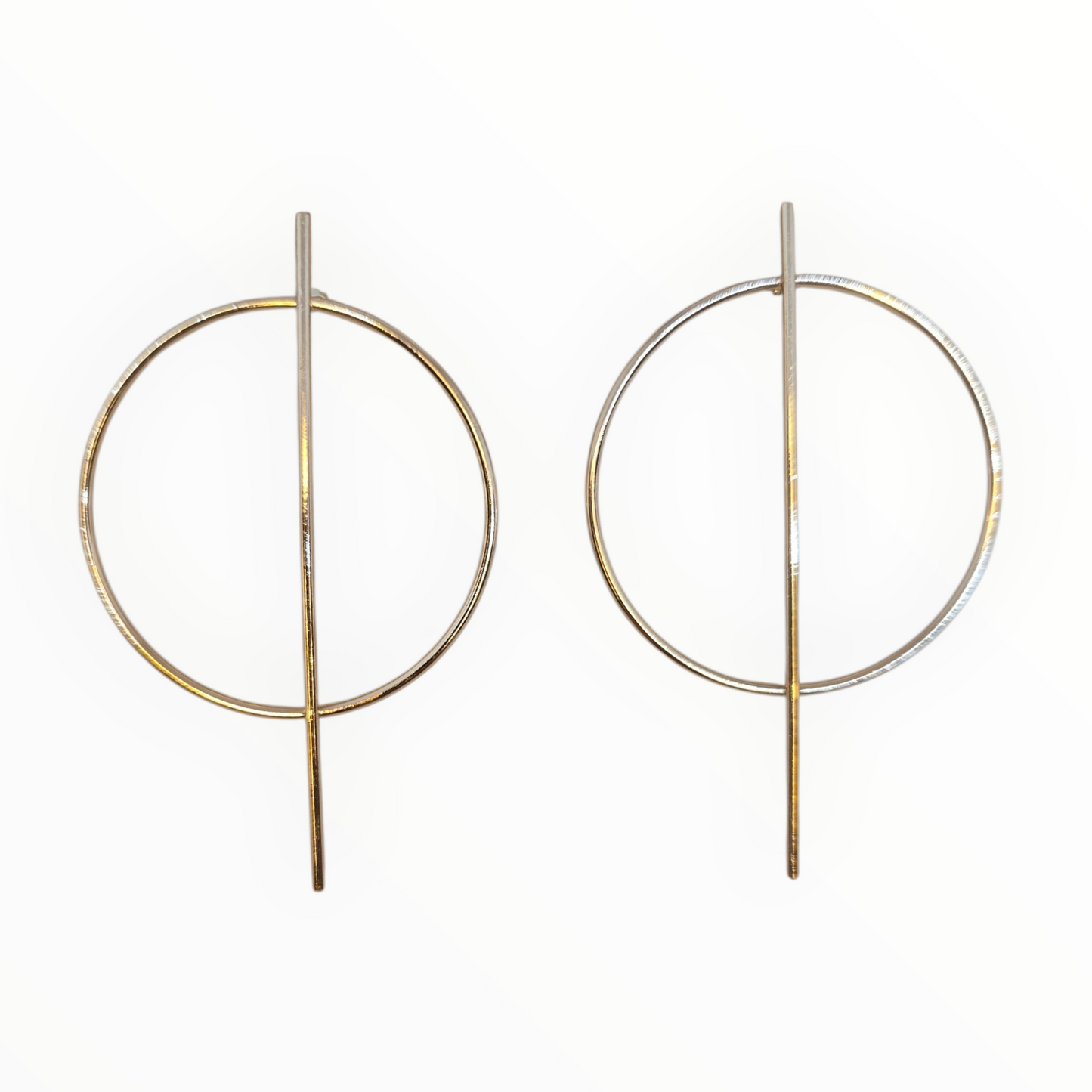 Split Circle Earrings