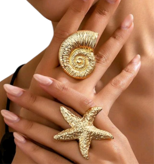 Ocean Hand Ring