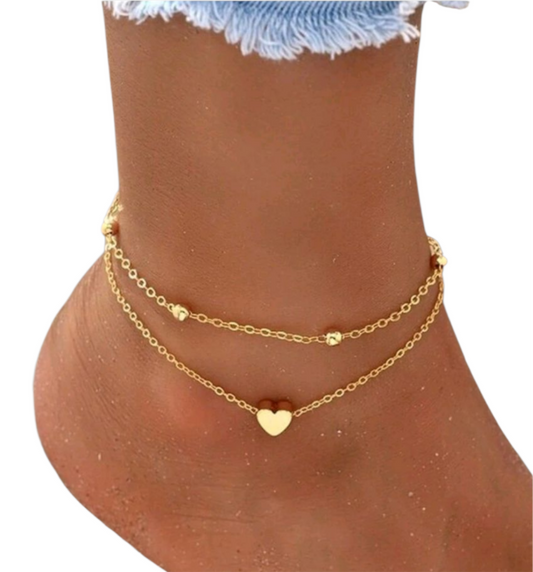 Heart Anklet