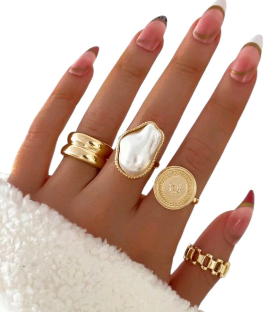 Lana Hand Rings - Set Of 4