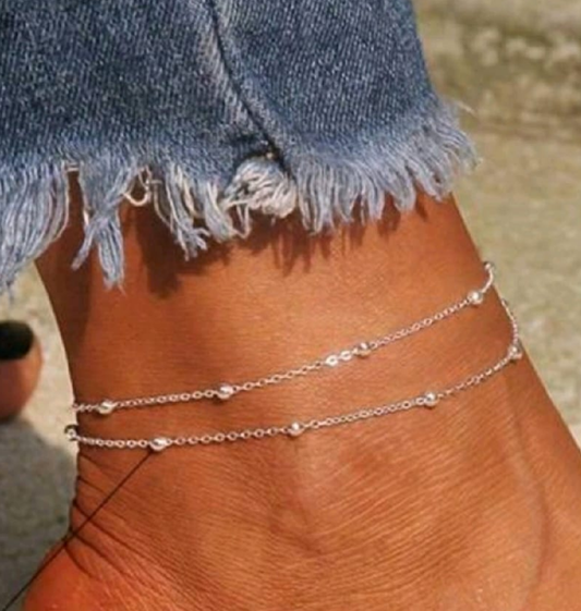 Nada Silver Anklet