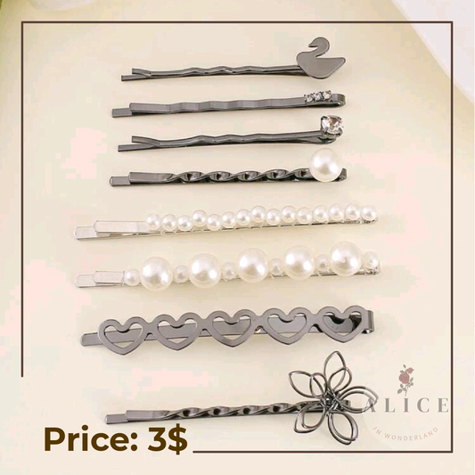 8pcs hair clip