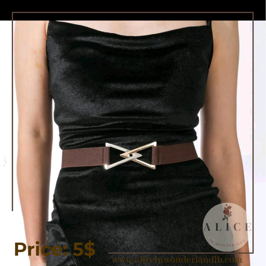 Elastic buckle belt