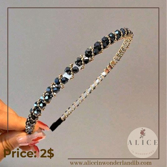 Crystal rhinestone headband