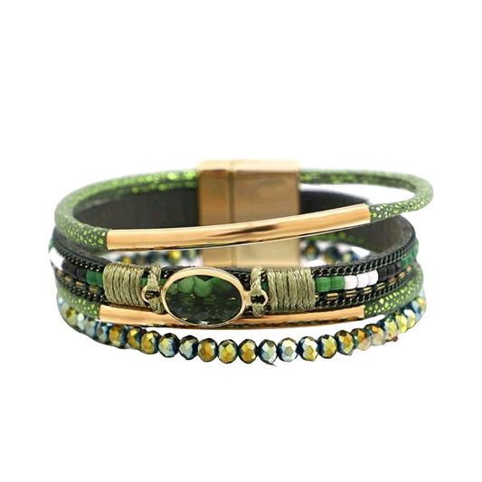 Joujou green bracelet