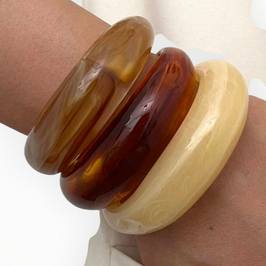 Amber Glow Bangles