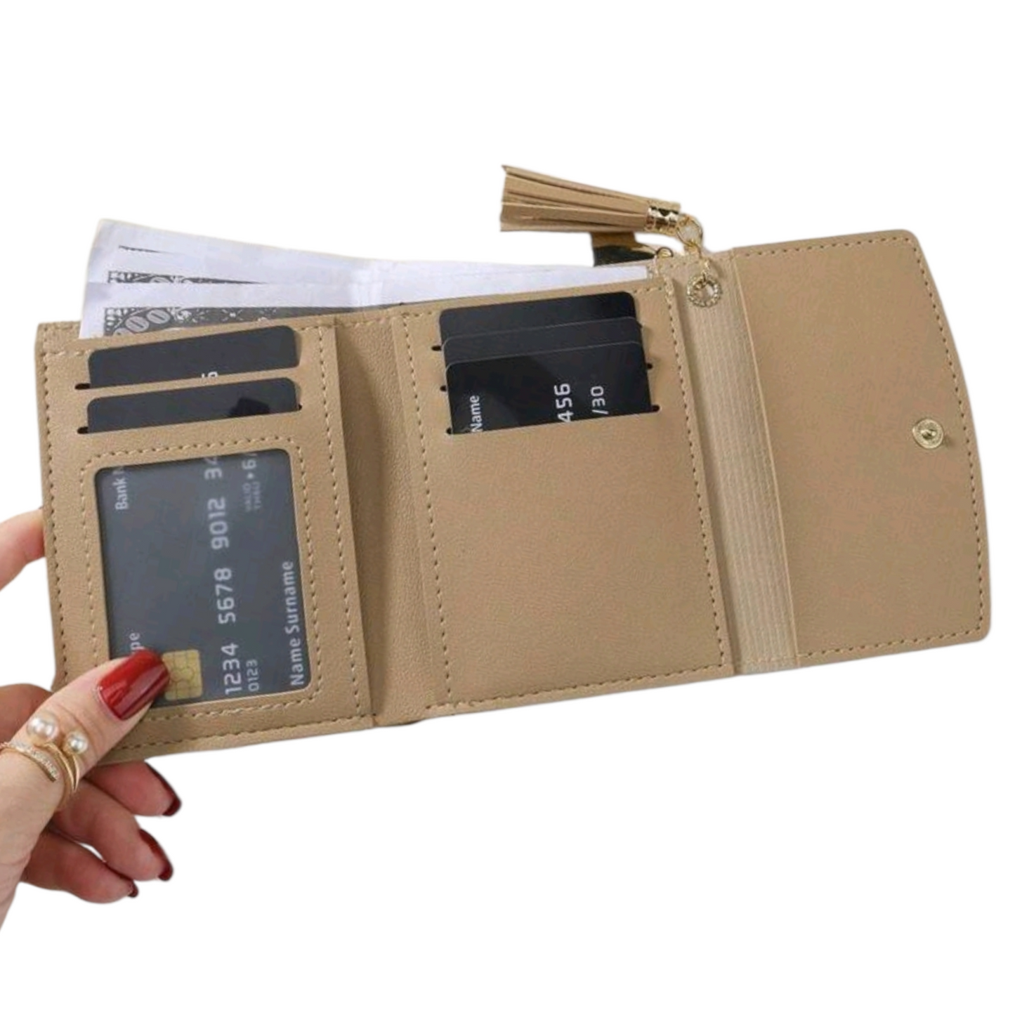 Larissa Beige Wallet