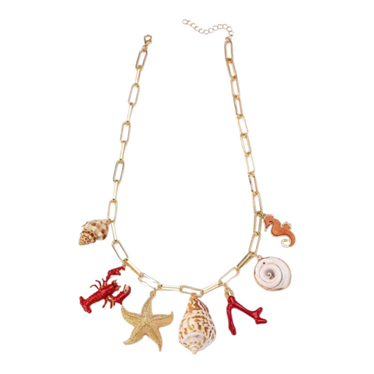 Tropical tide necklace