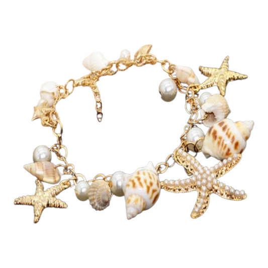 Starfish White Bracelet