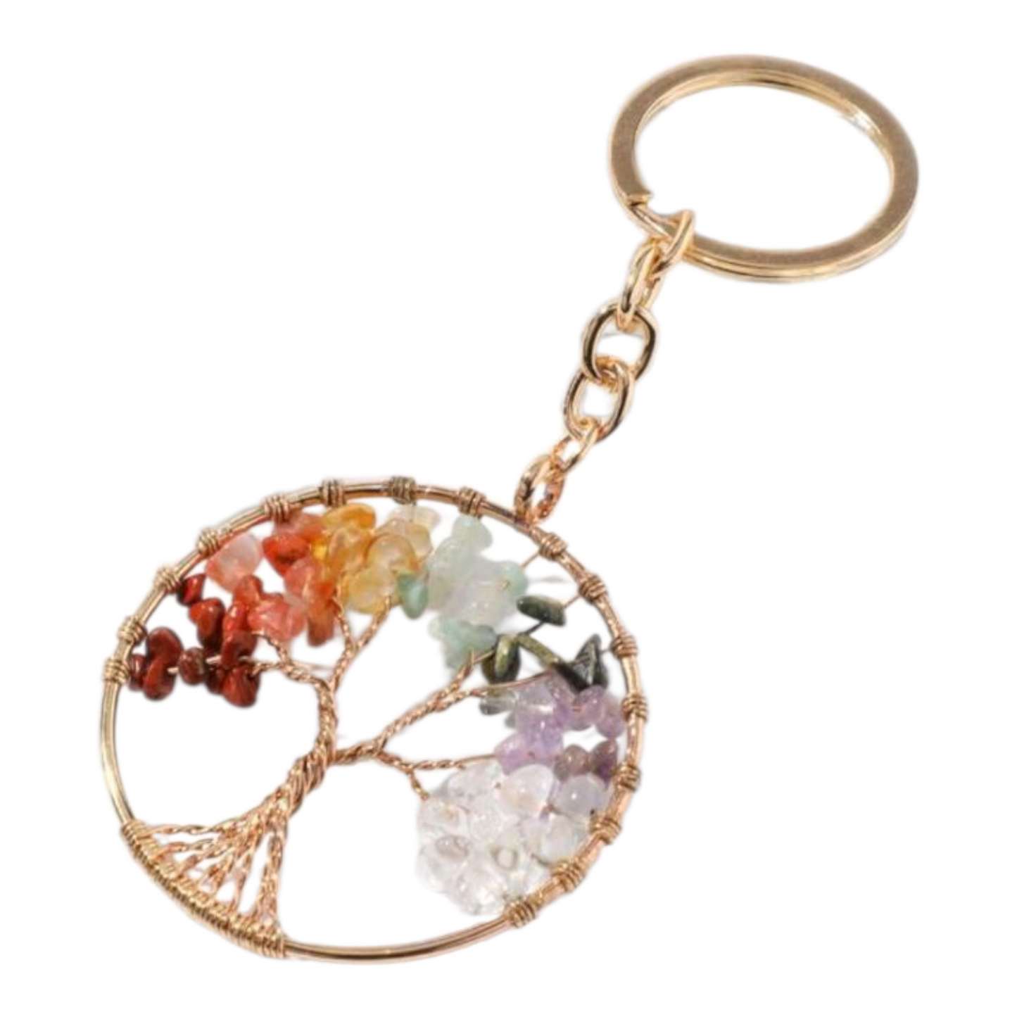Colorful Tree Keychain