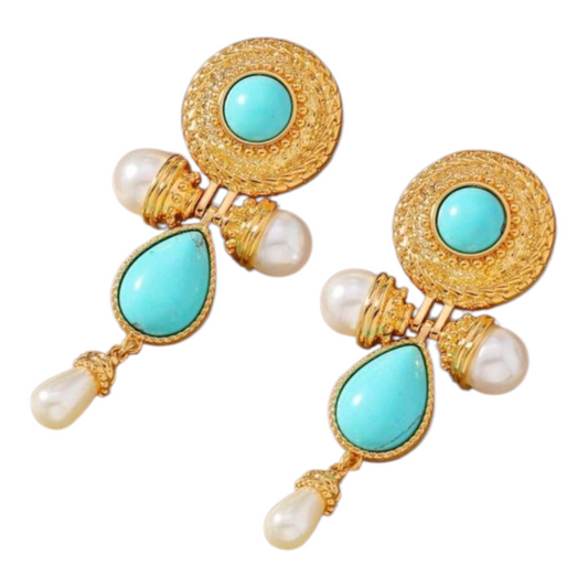 Vintage riviera earrings