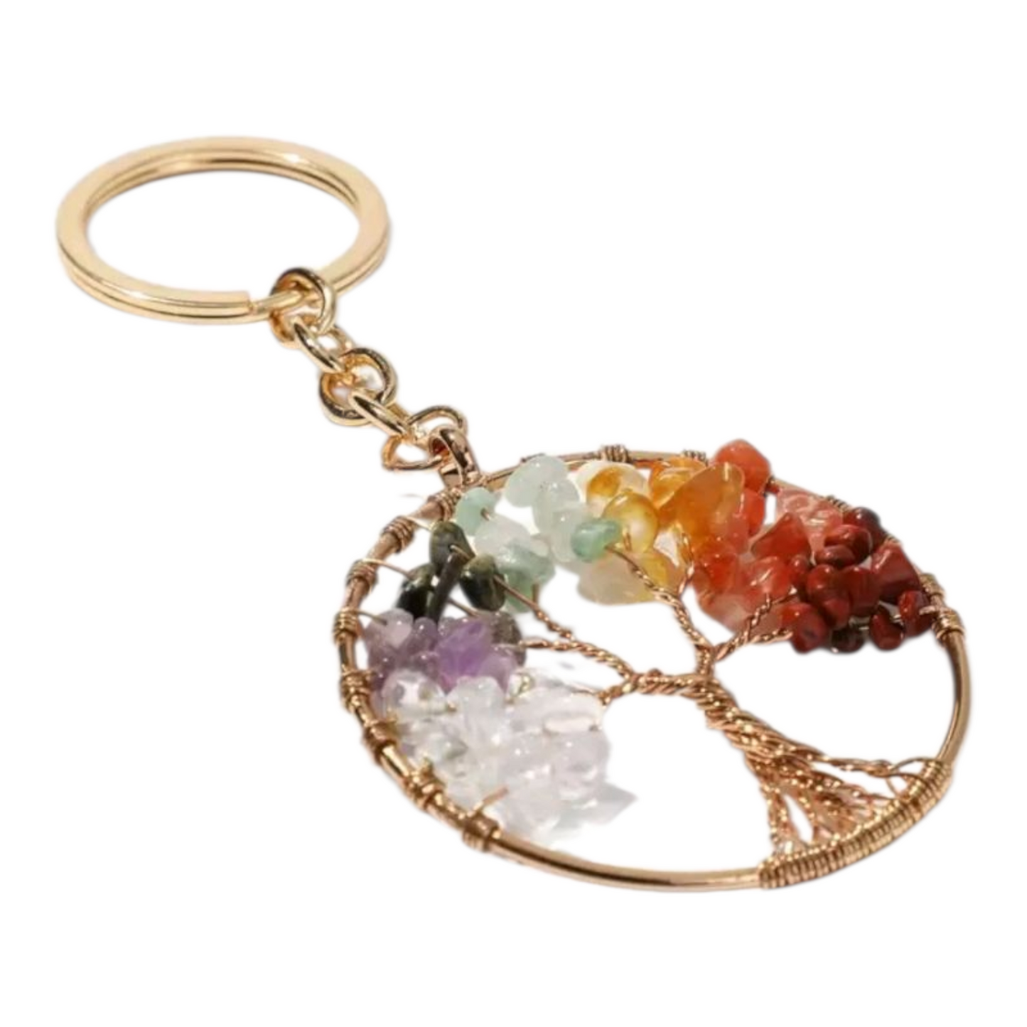 Colorful Tree Keychain
