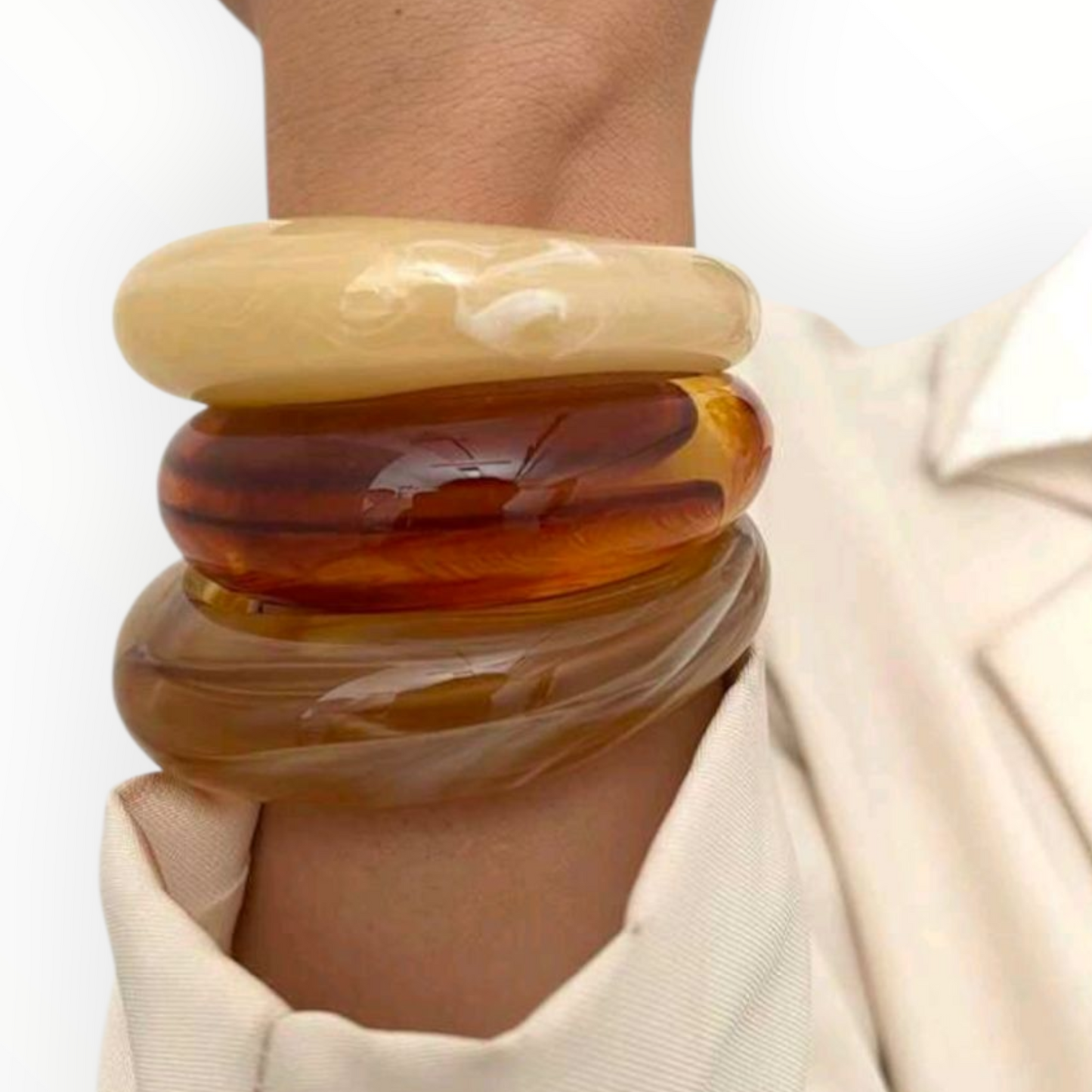 Amber Glow Bangles