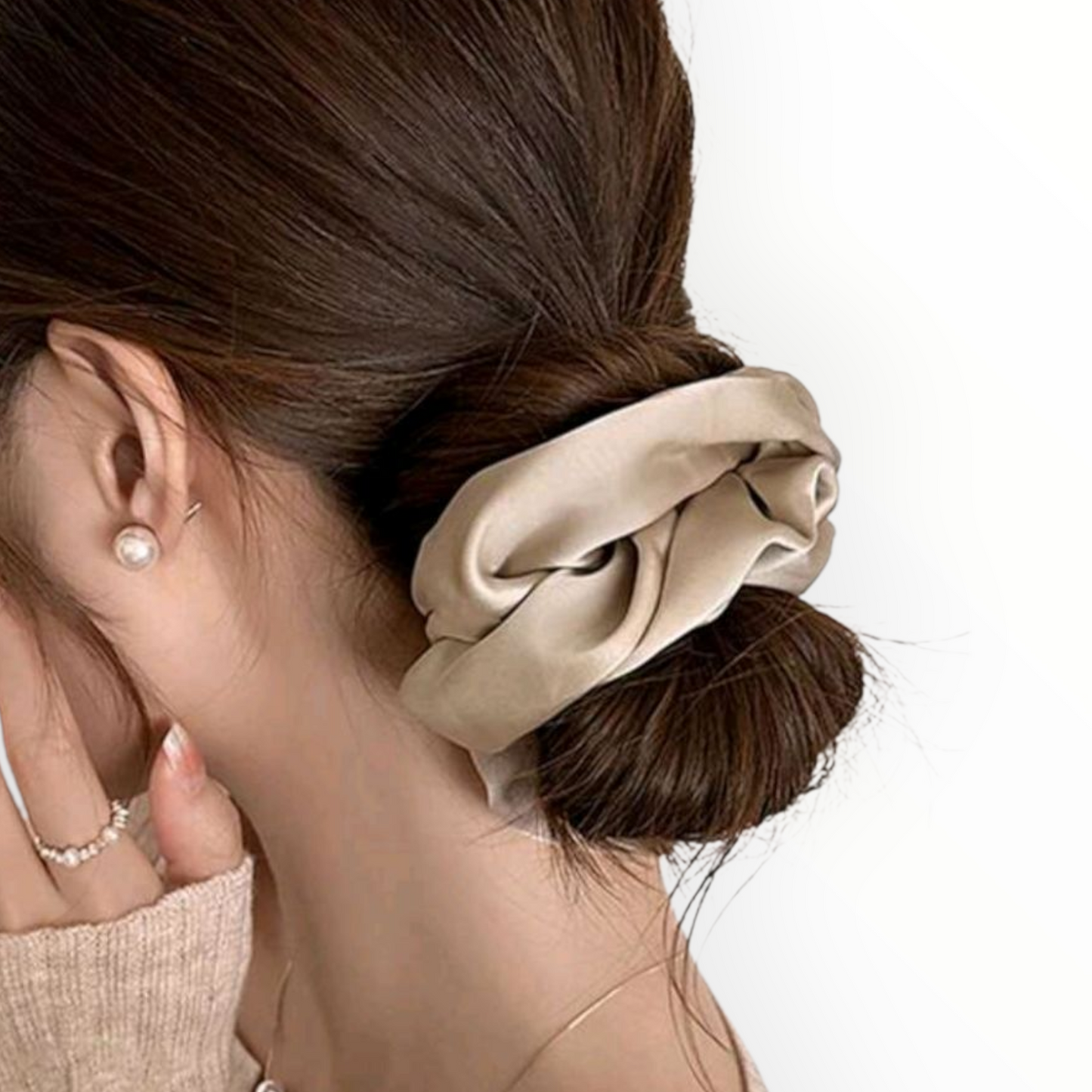 Mila Satin Hair Scrunchie