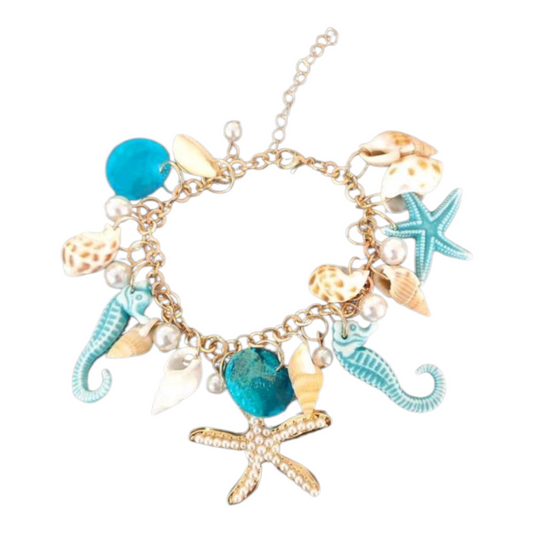 Starfish Turquoise Bracelet