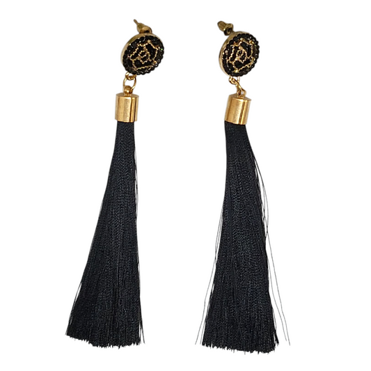 Lara black earrings