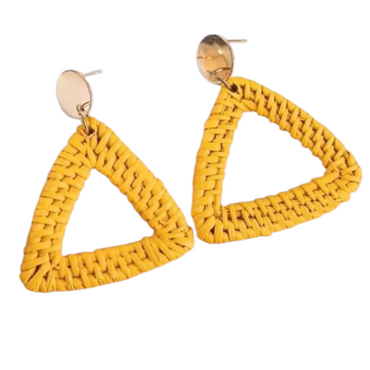 Dana yellow earrings